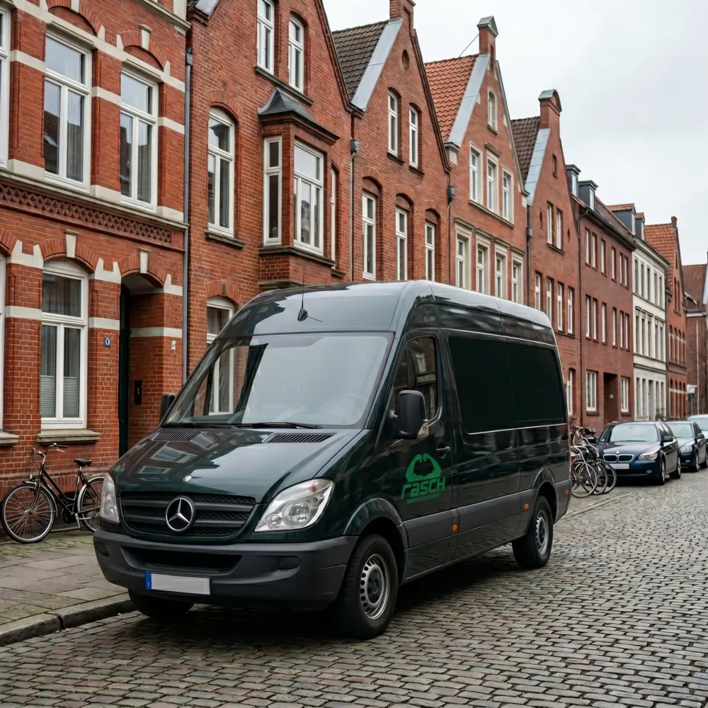 Rasch Entrümpelung Firmenwagen für Transporte und Entsorgungen in Bremen